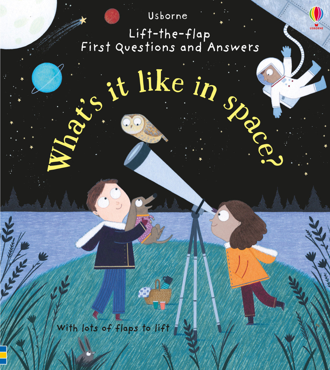 Usborne- Lift-the-Flap First Questions and Answers: What's it like in Space?