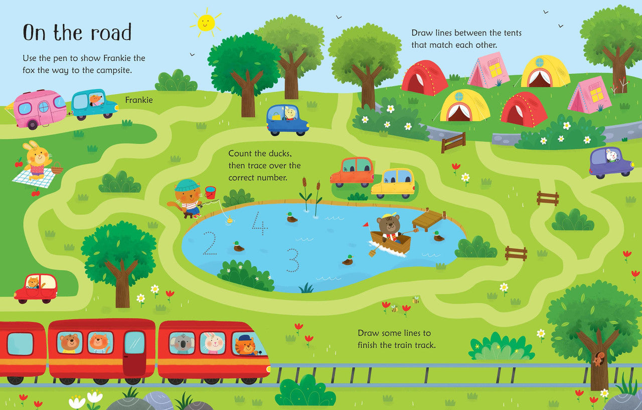 Usborne - Wipe-Clean Travel Activities Book