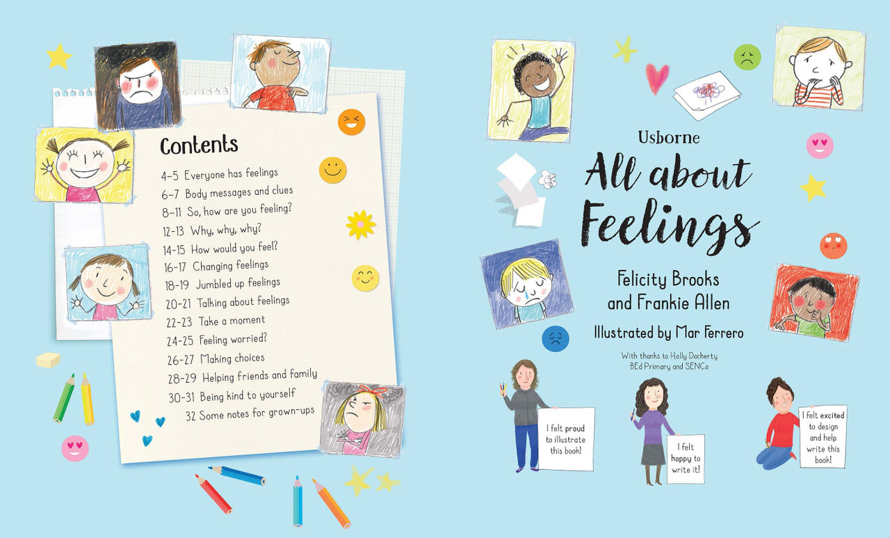 Usborne- All About Feelings Book
