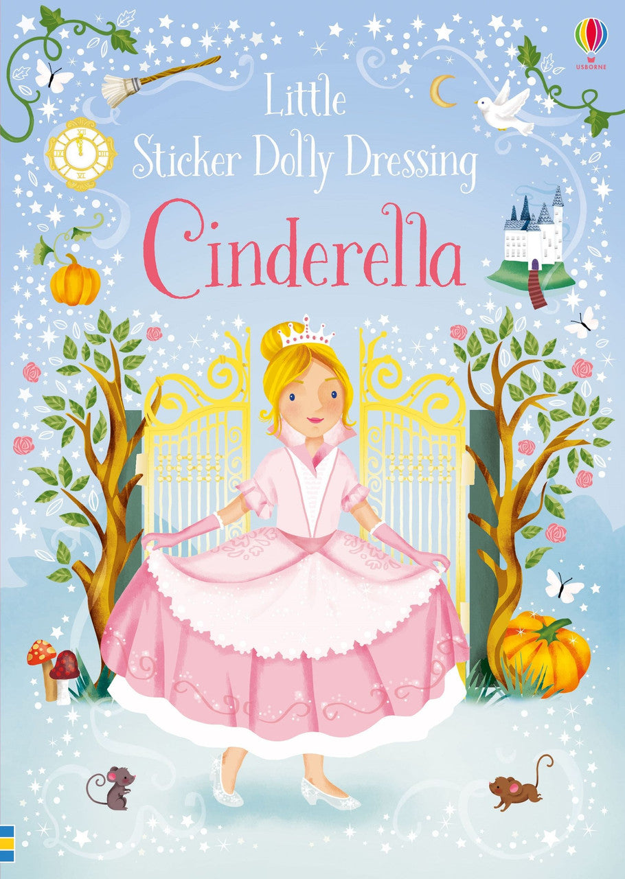 Usborne - Little Sticker Dolly Dressing - Cinderella