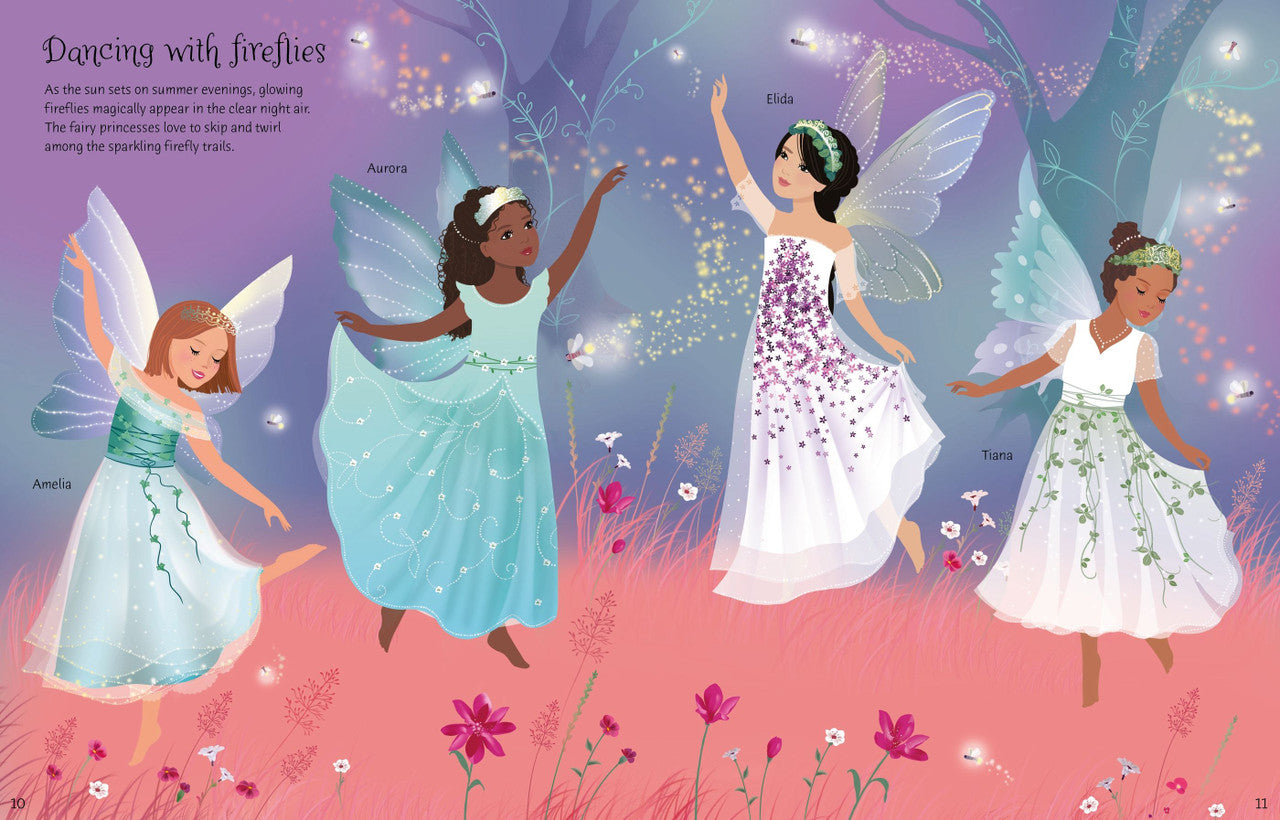 Usborne Sticker Dolly Dressing - Fairy Princesses