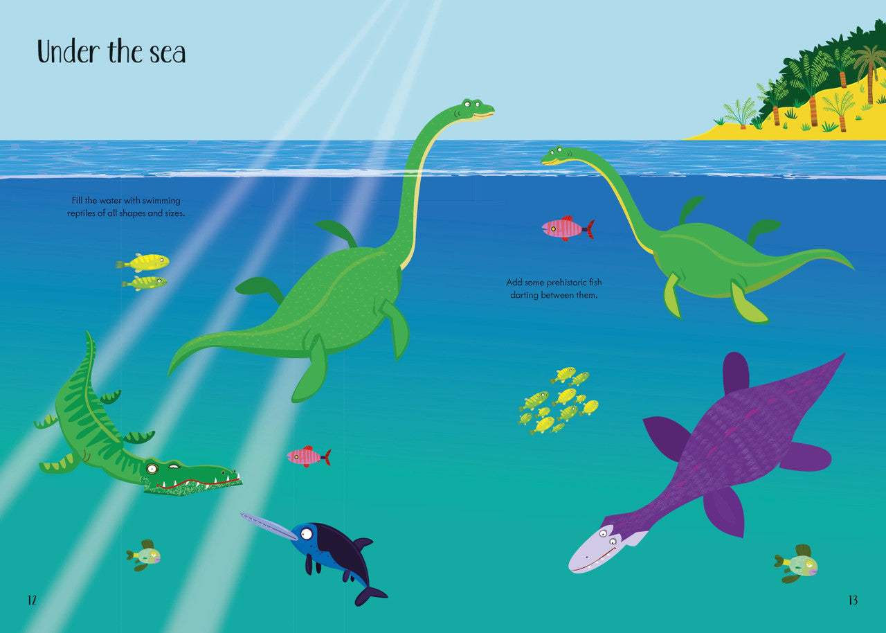 Usborne - Little First Stickers - Dinosaurs