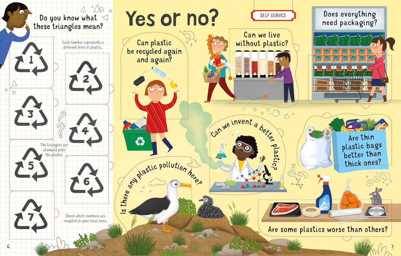 Usborne - Lift-the-Flap Questions and Answers About Plastic