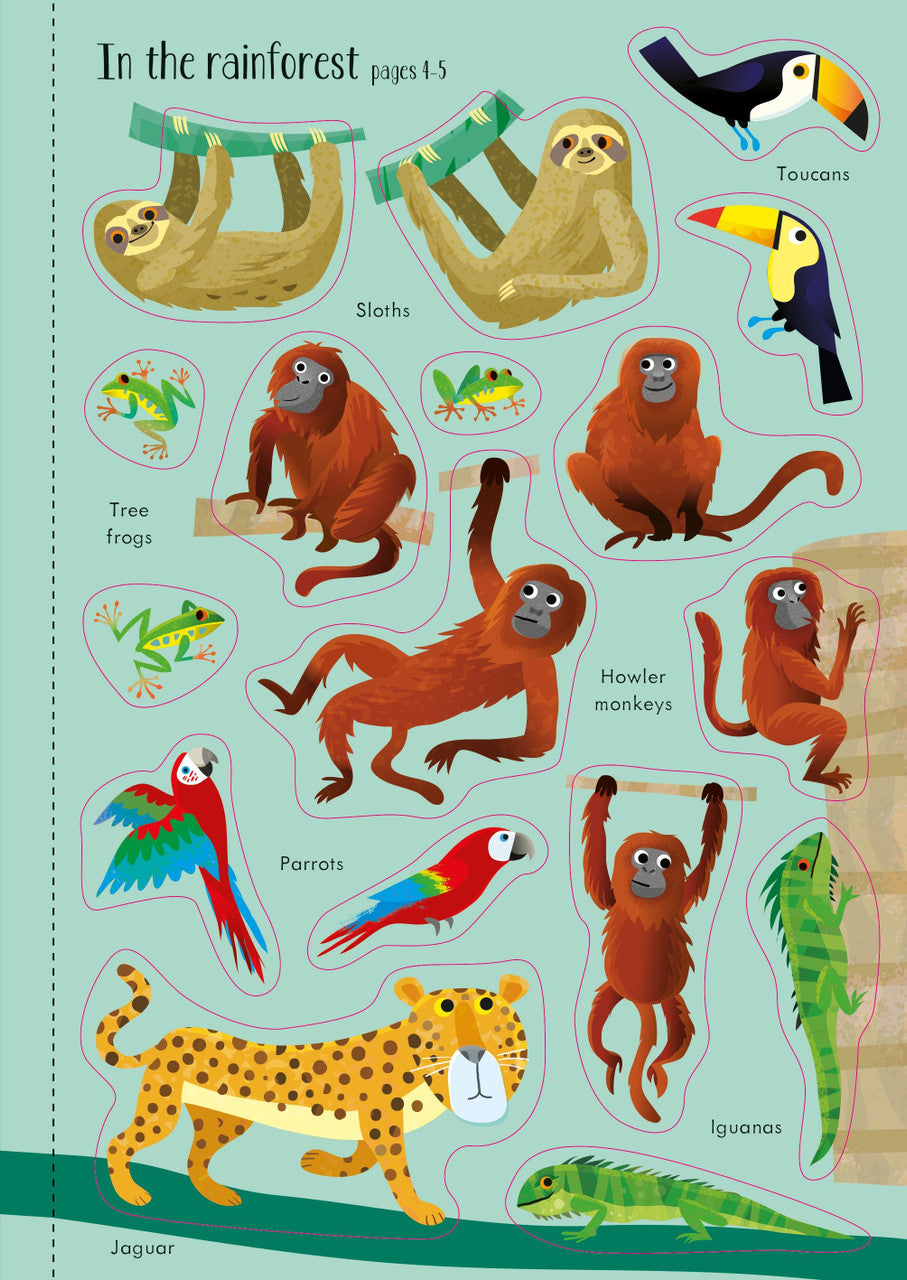 Usborne - Little First Stickers - Animals