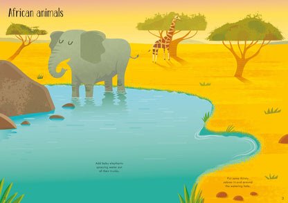 Usborne - Little First Stickers - Animals