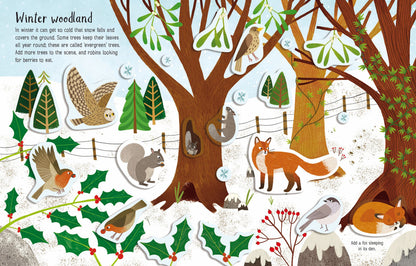 Usborne - First Sticker Book - Seasons