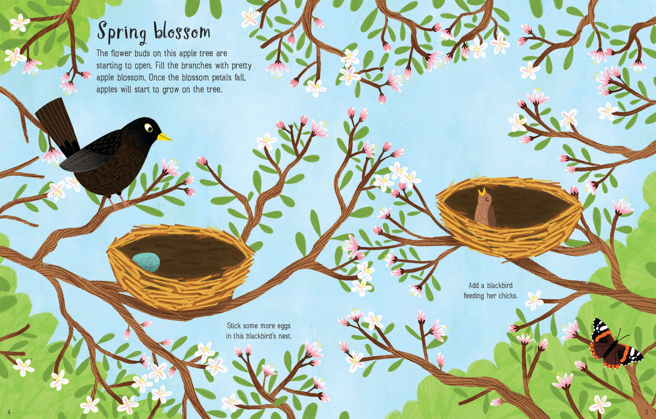 Usborne - First Sticker Book - Seasons