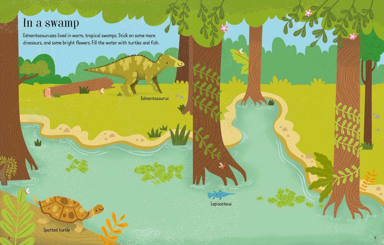 Usborne - First Sticker Book - Dinosaurs
