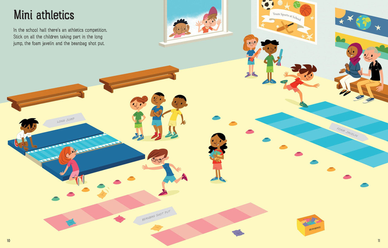 Usborne - First Sticker Book - Sports Day