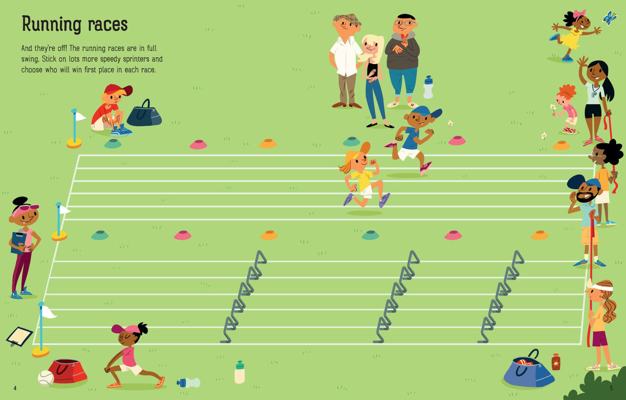 Usborne - First Sticker Book - Sports Day
