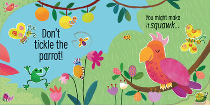 Usborne Touchy-Feely Sounds Book - Don't Tickle the Hippo