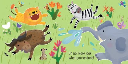 Usborne Touchy-Feely Sounds Book - Don't Tickle the Lion