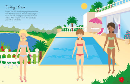 Usborne Sticker Dolly Dressing: Popstars
