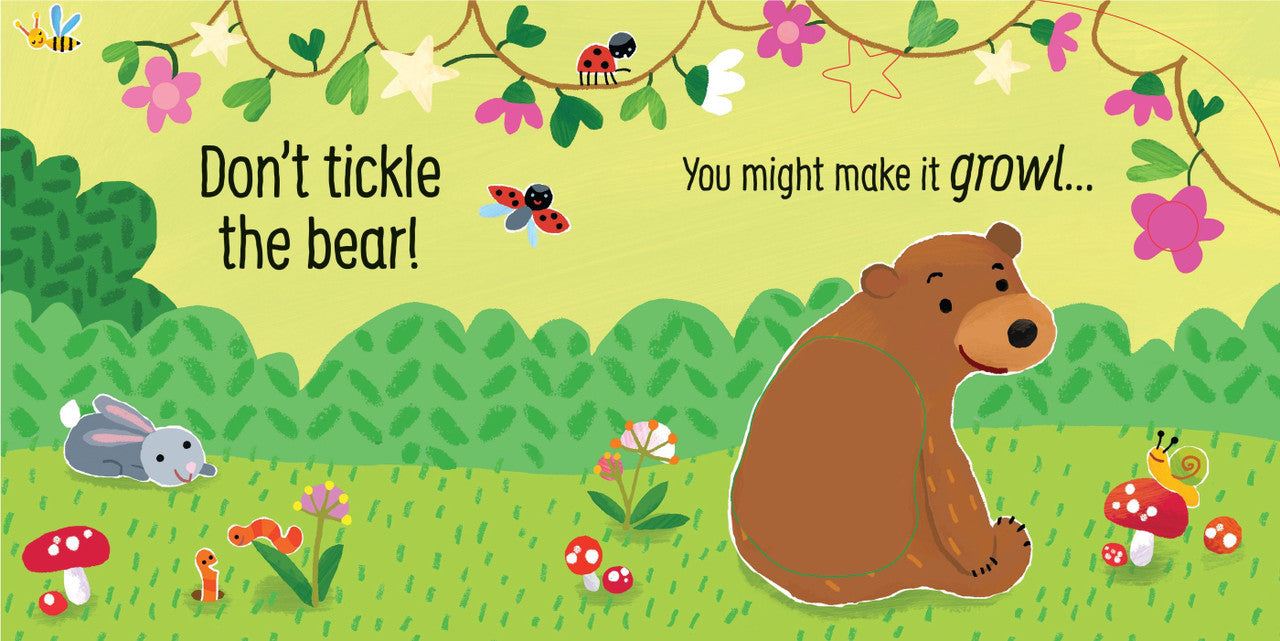 Usborne Touchy-Feely Sounds Book - Don't Tickle the Bear