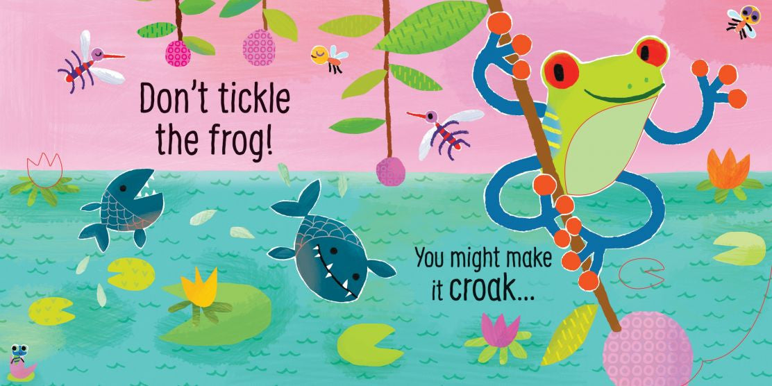 Usborne Touchy-Feely Sounds Book - Don't Tickle the Tiger