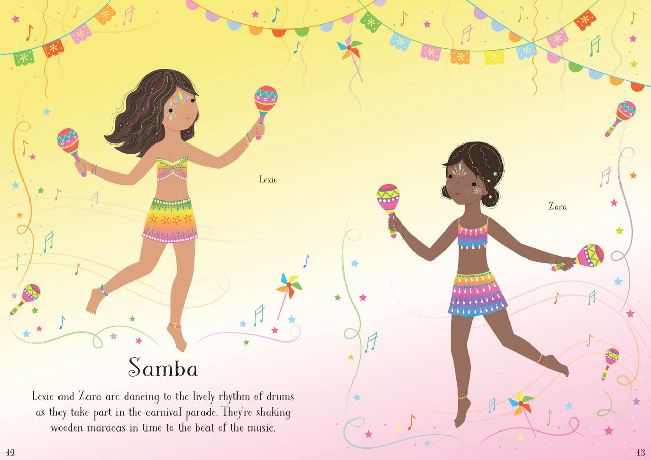 Usborne - Little Sticker Dolly Dressing - Carnival