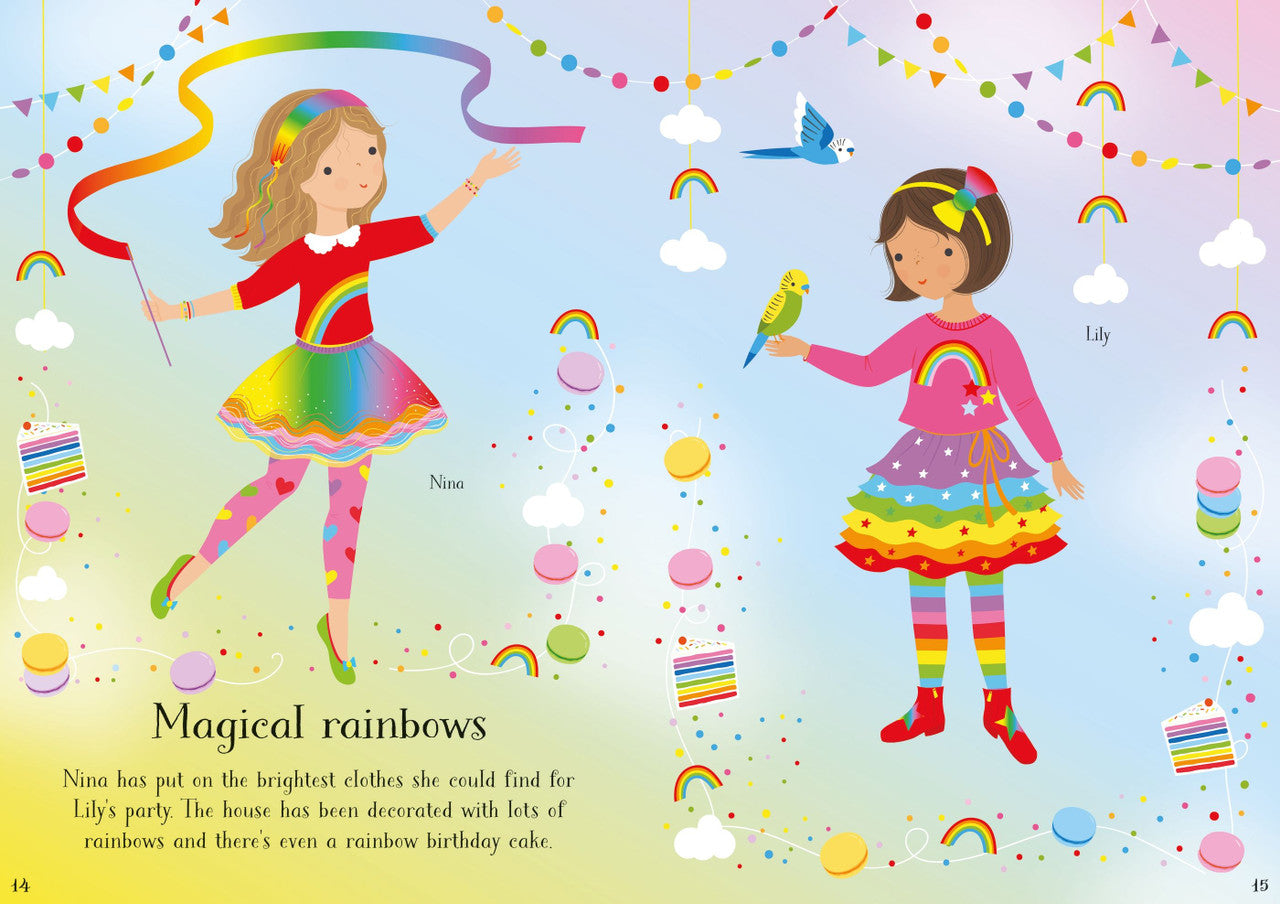 Usborne Little Sticker Dolly Dressing - Parties