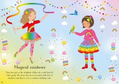 Usborne Little Sticker Dolly Dressing - Parties