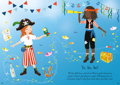 Usborne Little Sticker Dolly Dressing - Parties