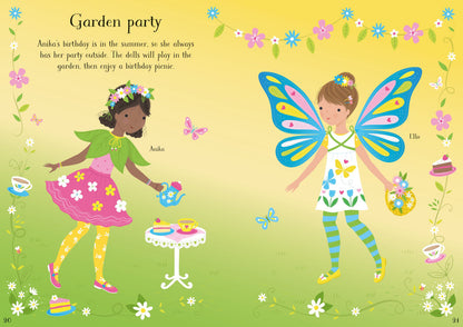 Usborne Little Sticker Dolly Dressing - Parties