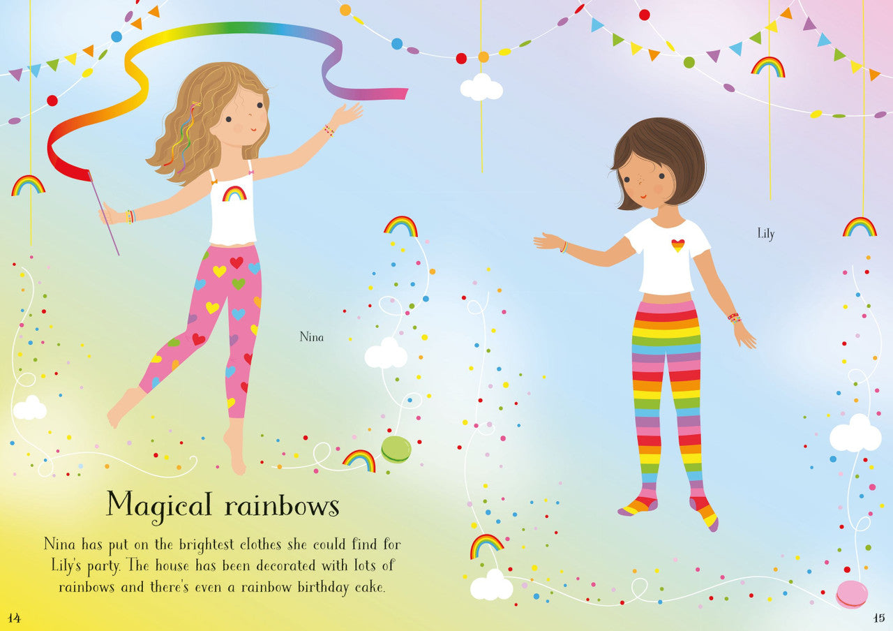 Usborne Little Sticker Dolly Dressing - Parties