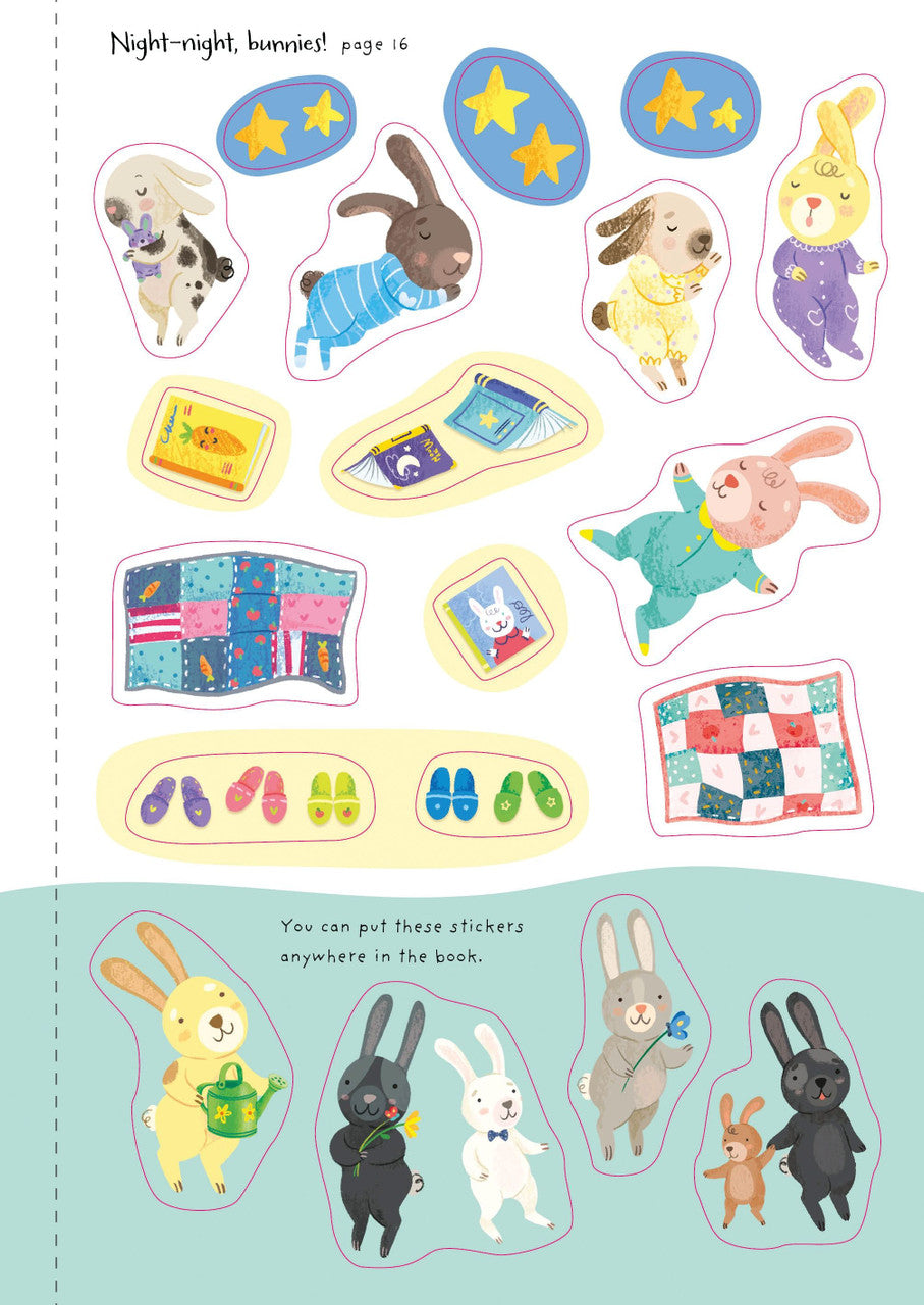 Usborne - Little First Stickers - Bunnies