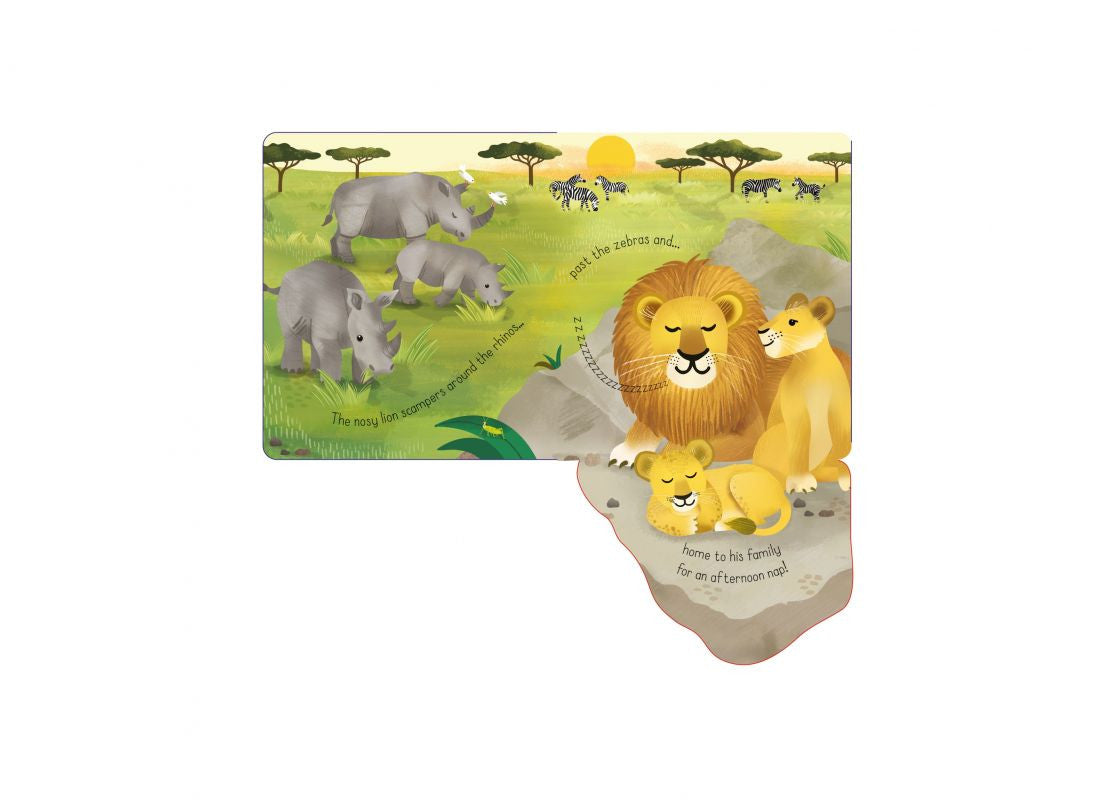 Usborne - Little Lift and Look Nosy Lion