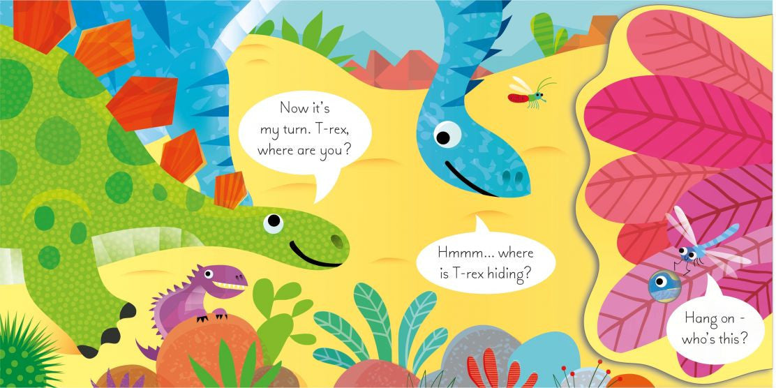 Usborne Lift-the-Flap Play Hide And Seek With Dinosaur