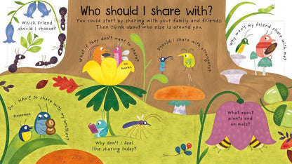 Usborne- Lift-The-Flap First Questions and Answers: Why should I share?