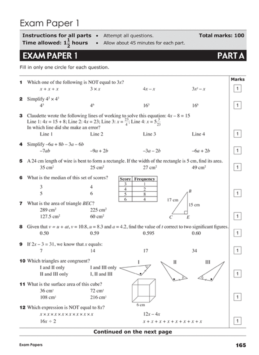 Excel Essential Skills: Year 10 Mathematics Revision and Exam Workbook
