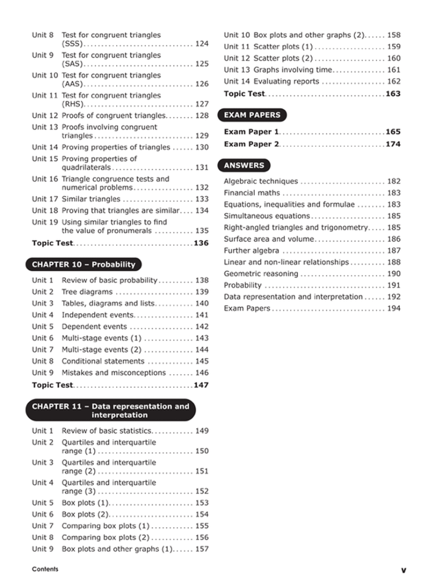 Excel Essential Skills: Year 10 Mathematics Revision and Exam Workbook