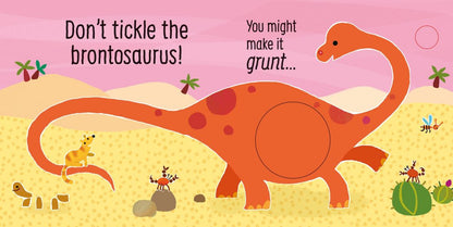 Usborne Touchy-Feely Sounds Book - Don't Tickle the T-Rex