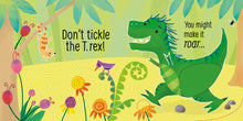 Usborne Touchy-Feely Sounds Book - Don't Tickle the T-Rex