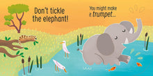Usborne Touchy-Feely Sounds Book - Don't Tickle the Elephant