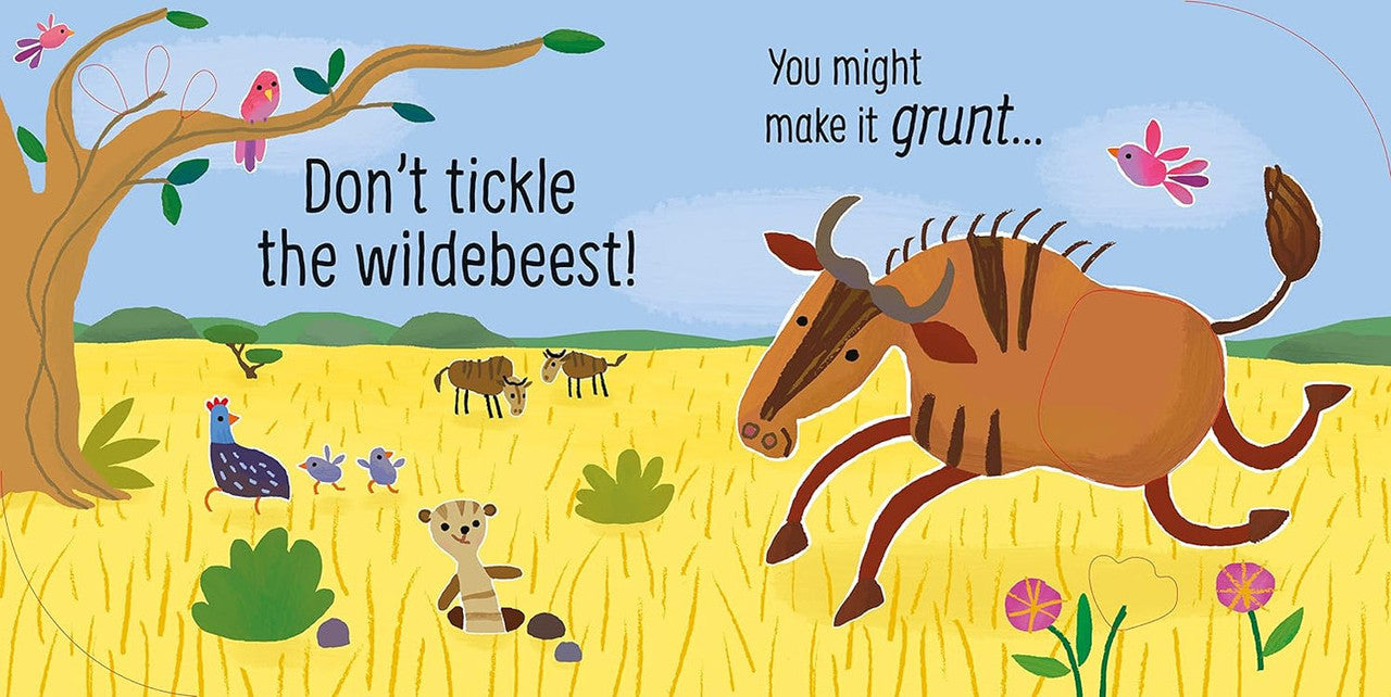 Usborne Touchy-Feely Sounds Book - Don't Tickle the Elephant