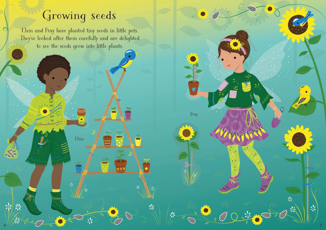 Usborne - Little Sticker Dolly Dressing - Garden Fairy