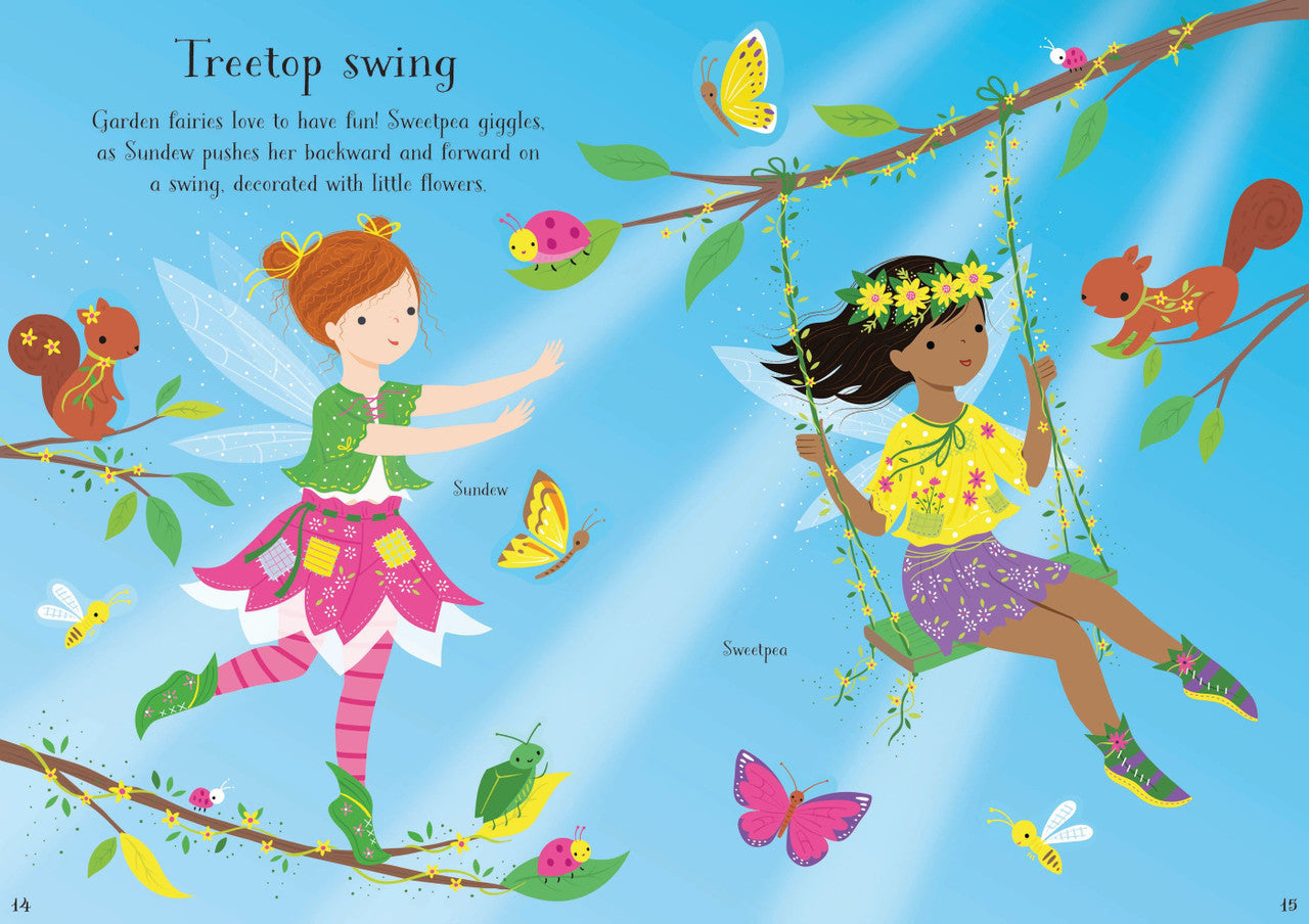 Usborne - Little Sticker Dolly Dressing - Garden Fairy