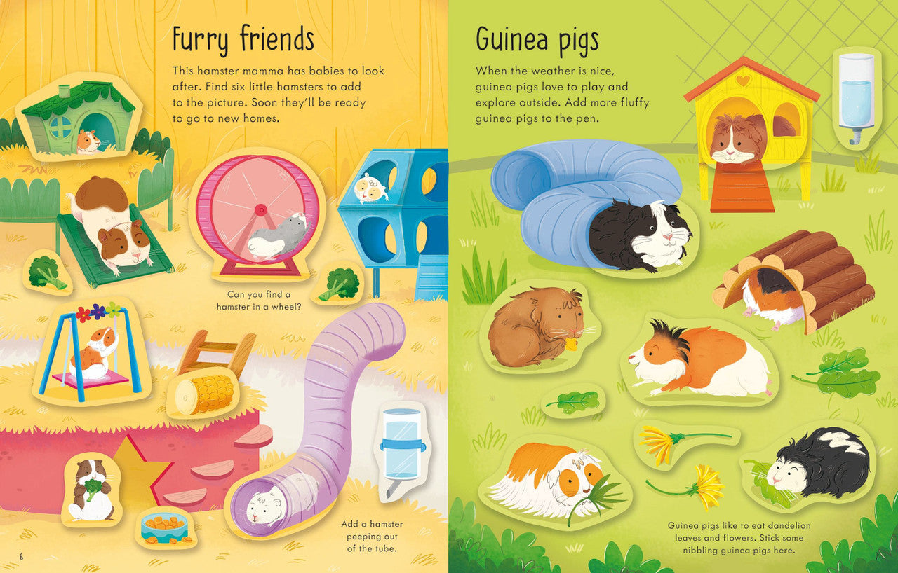 Usborne - First Sticker Book - Pets