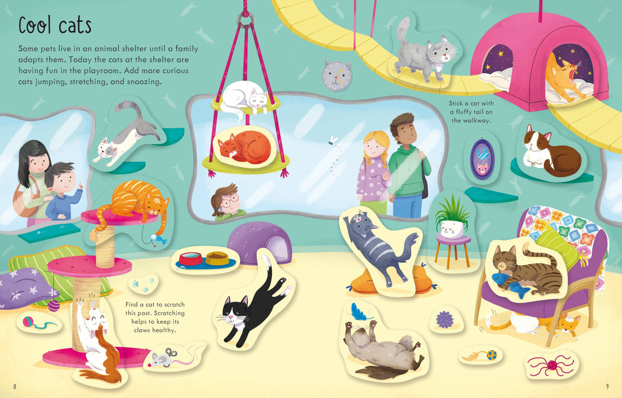Usborne - First Sticker Book - Pets