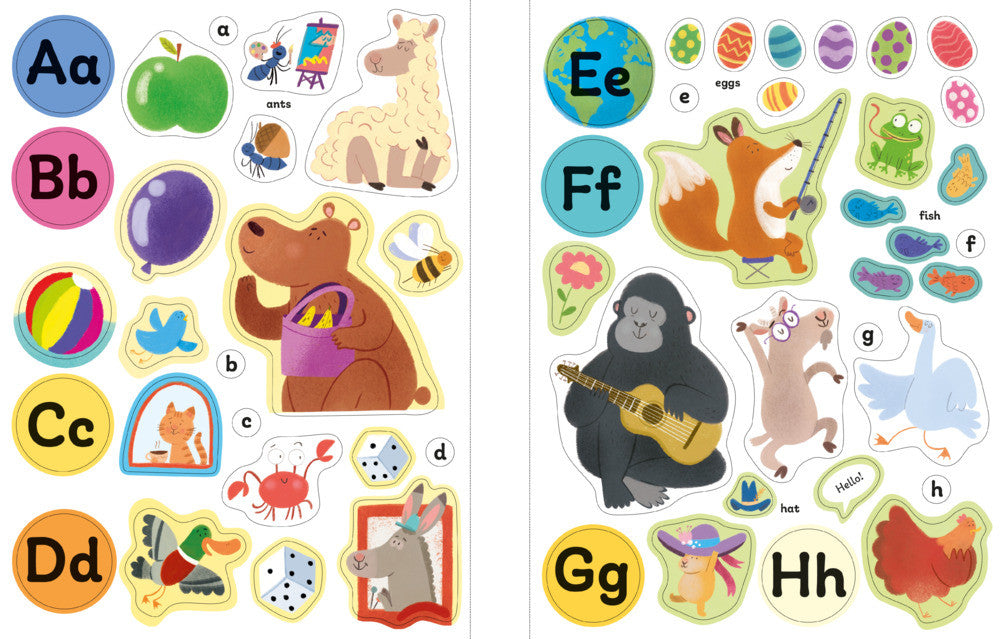 Usborne - First Sticker Book - ABC