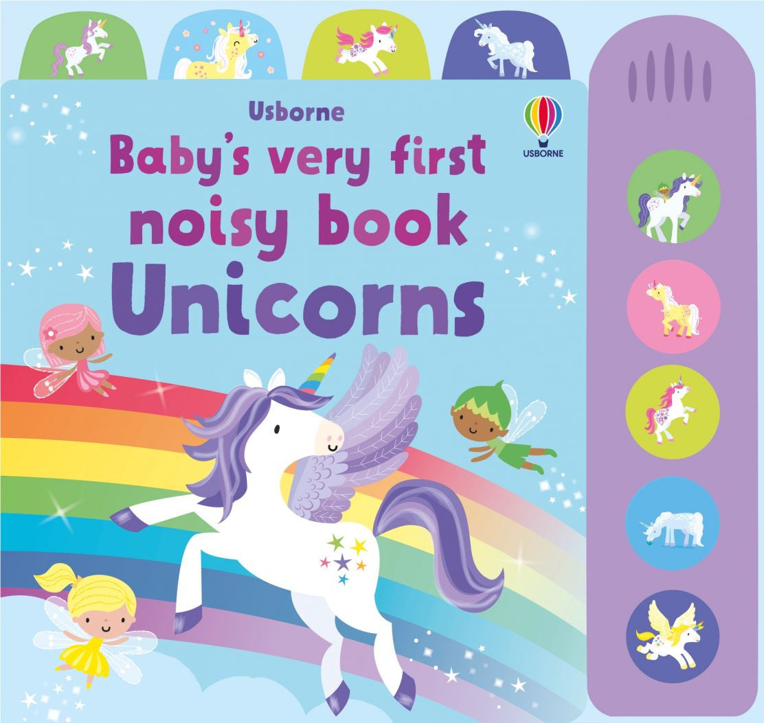 Usborne - Baby's Very First Noisy Unicorns Board Book
