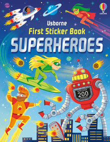 Usborne - First Sticker Book - Superheroes