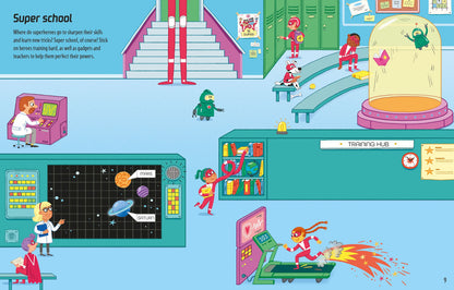 Usborne - First Sticker Book - Superheroes