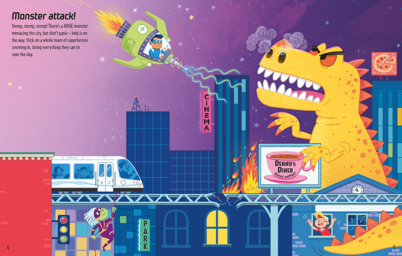 Usborne - First Sticker Book - Superheroes