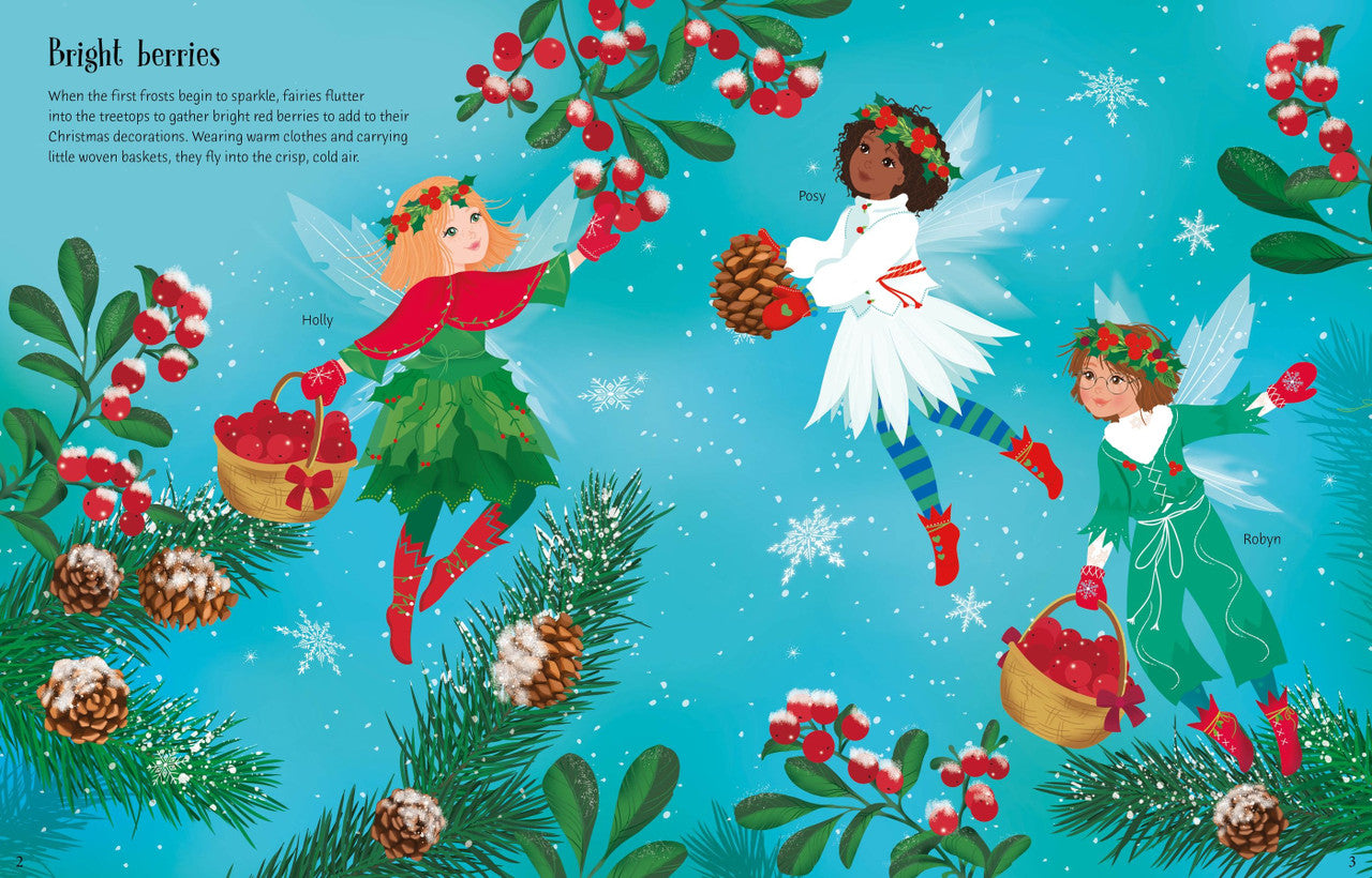 Usborne - Sticker Dolly Dressing - Christmas Fairies