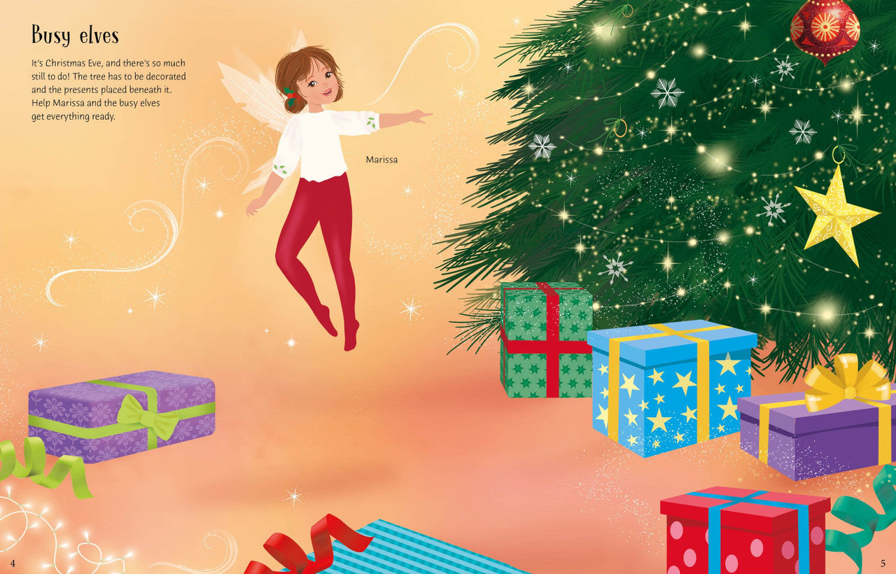 Usborne - Sticker Dolly Dressing - Christmas Fairies