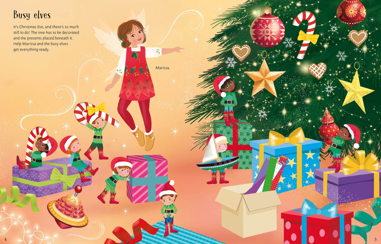 Usborne - Sticker Dolly Dressing - Christmas Fairies
