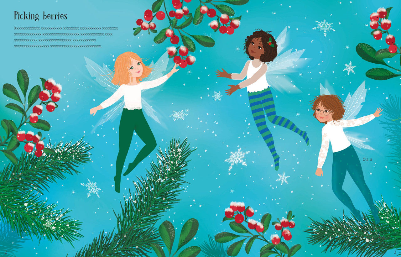 Usborne - Sticker Dolly Dressing - Christmas Fairies