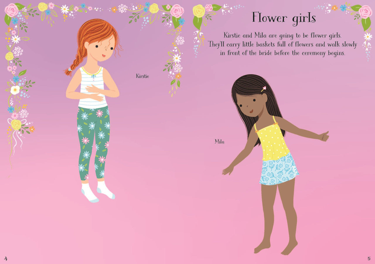 Usborne - Little Sticker Dolly Dressing - Bridesmaids