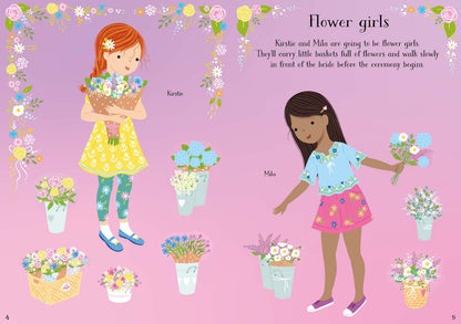Usborne - Little Sticker Dolly Dressing - Bridesmaids